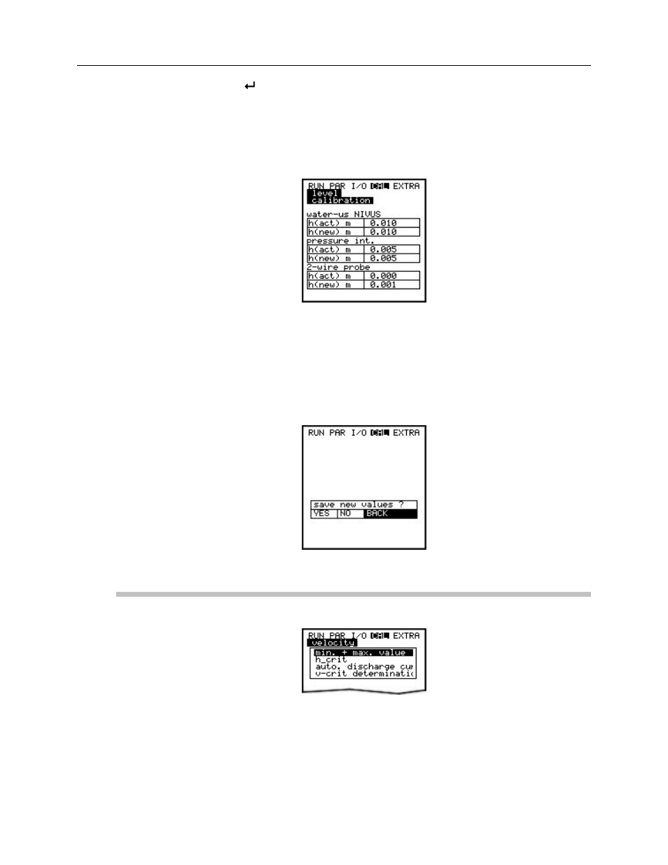 Cal: velocity | ADS Environmental Services Portable FlowShark Pulse QR 775006 A2 User Manual | Page 157 / 209