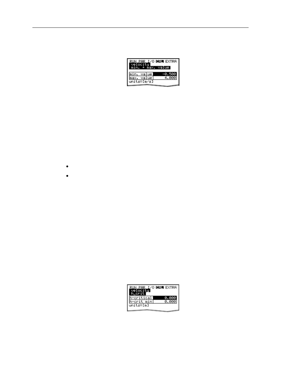 Min. + max. value, H_crit | ADS Environmental Services Portable FlowShark Pulse QR 775006 A2 User Manual | Page 158 / 209