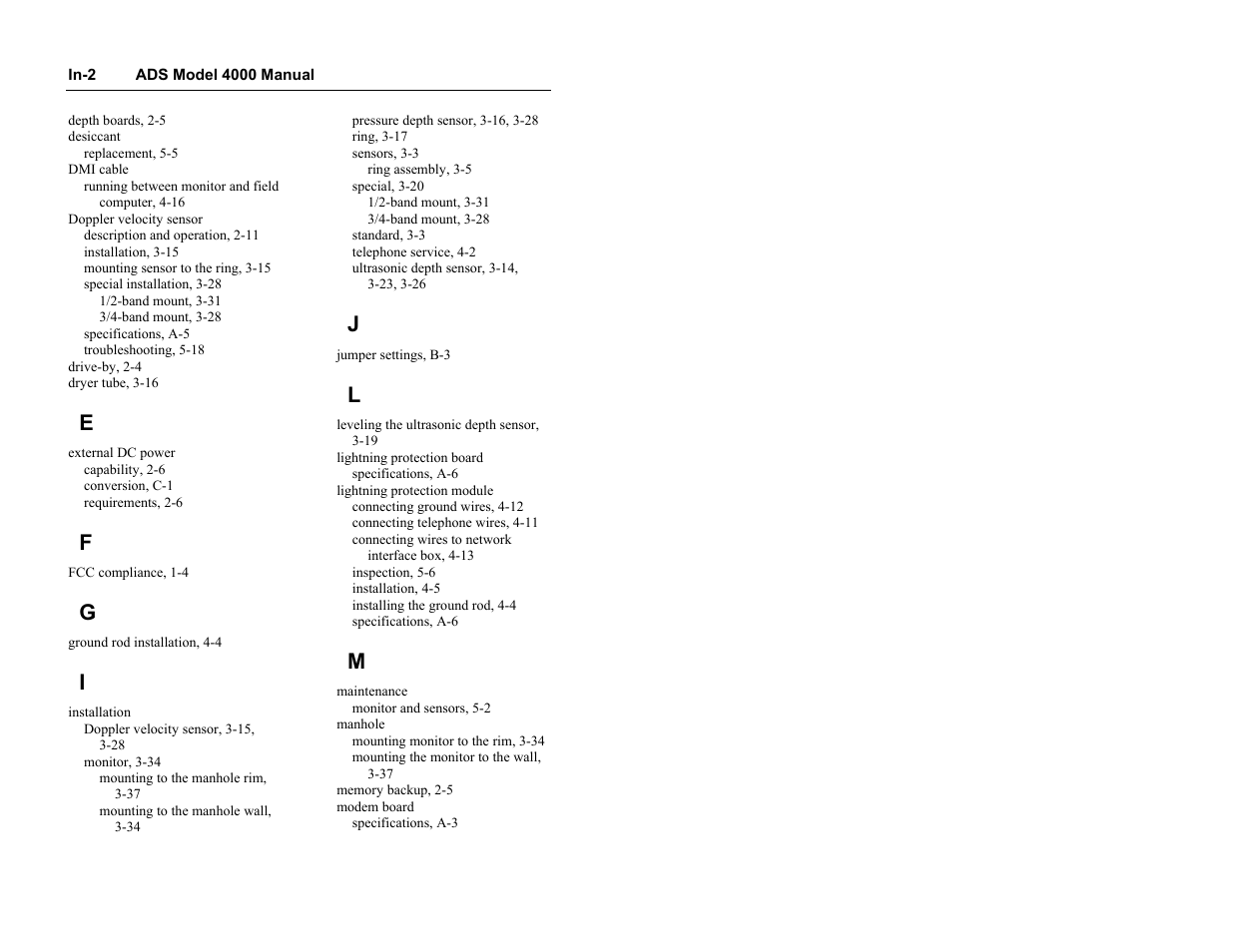 ADS Environmental Services Model 4000 530017 A0 User Manual | Page 122 / 125