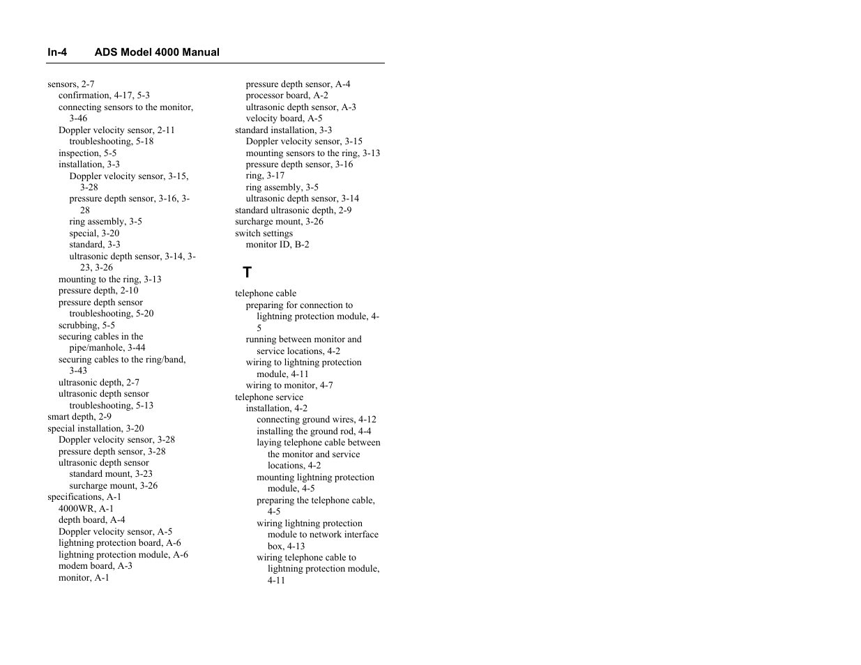 ADS Environmental Services Model 4000 530017 A0 User Manual | Page 124 / 125