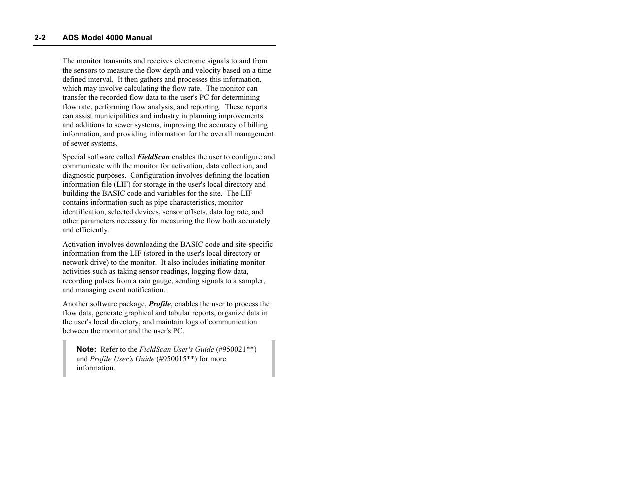 ADS Environmental Services Model 4000 530017 A0 User Manual | Page 14 / 125