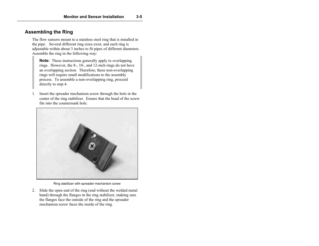 Assembling the ring | ADS Environmental Services Model 4000 530017 A0 User Manual | Page 28 / 125