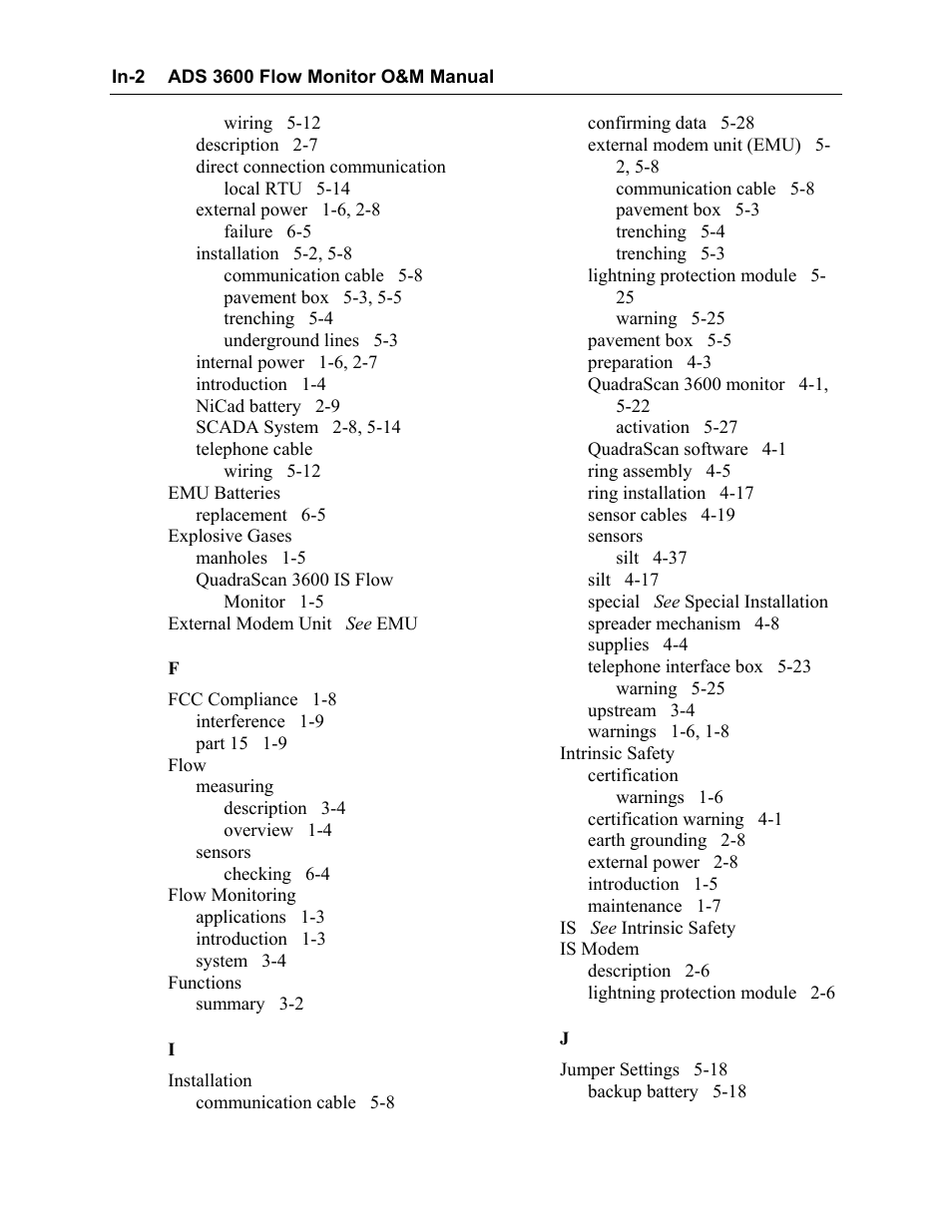 ADS Environmental Services Model 3600 530002 A2 User Manual | Page 131 / 133