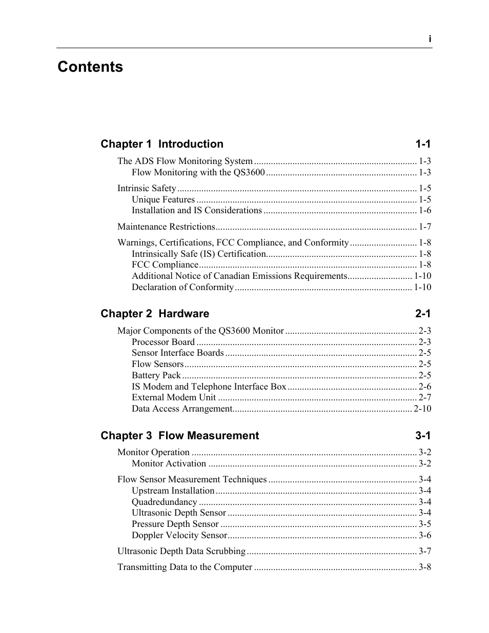 ADS Environmental Services Model 3600 530002 A2 User Manual | Page 3 / 133