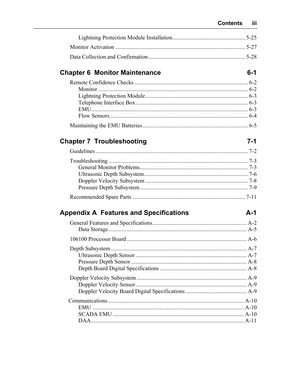 ADS Environmental Services Model 3600 530002 A2 User Manual | Page 5 / 133