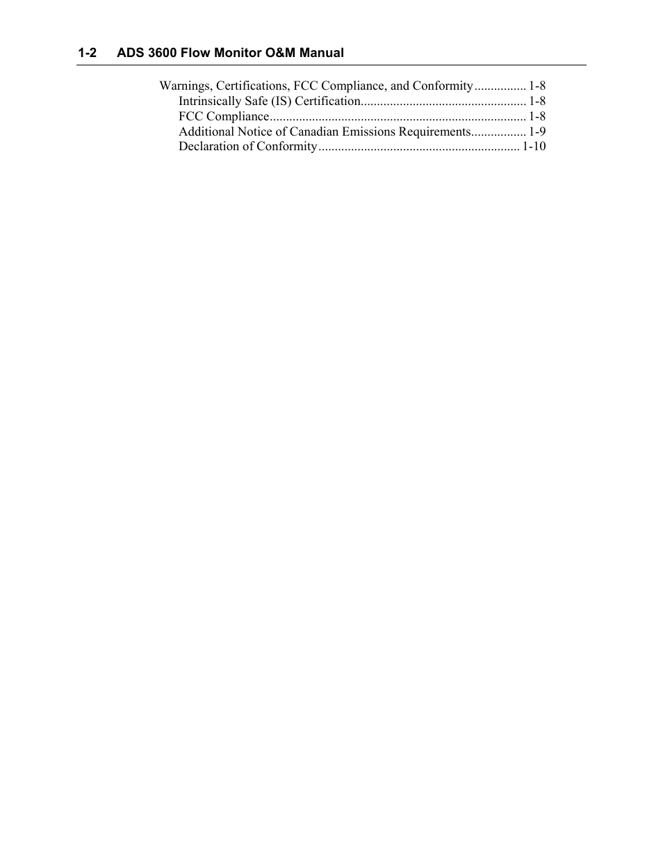 ADS Environmental Services Model 3600 530002 A2 User Manual | Page 7 / 133