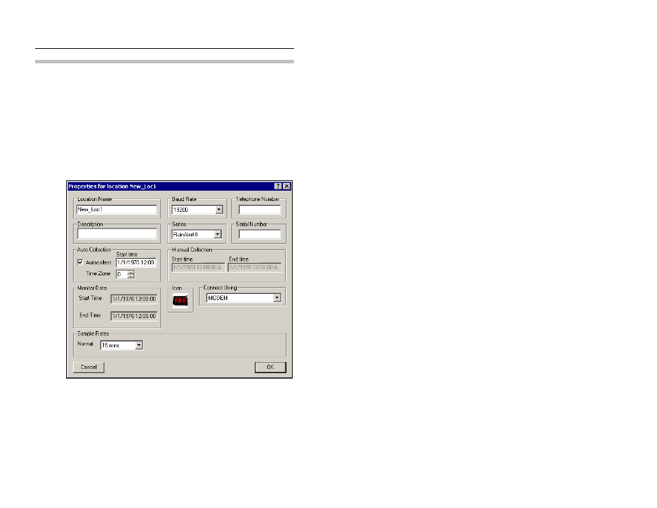 Creating a monitor location | ADS Environmental Services RainAlert II QR 775008 A2 User Manual | Page 71 / 138