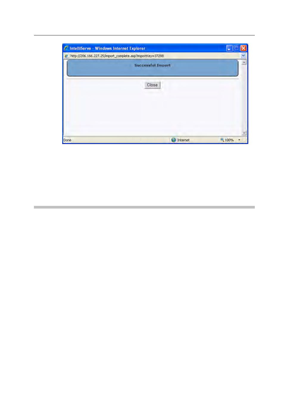 Importing a raw data (bin.dat) file | ADS Environmental Services IntelliServe 2.8.1 950026A7 User Manual | Page 141 / 290