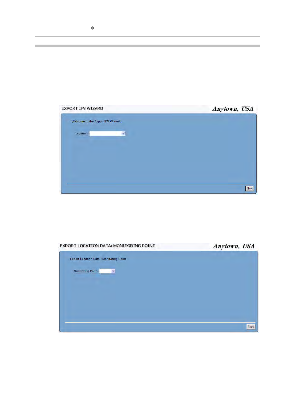 Exporting data in profile file (.ifv) format | ADS Environmental Services IntelliServe 2.8.1 950026A7 User Manual | Page 158 / 290