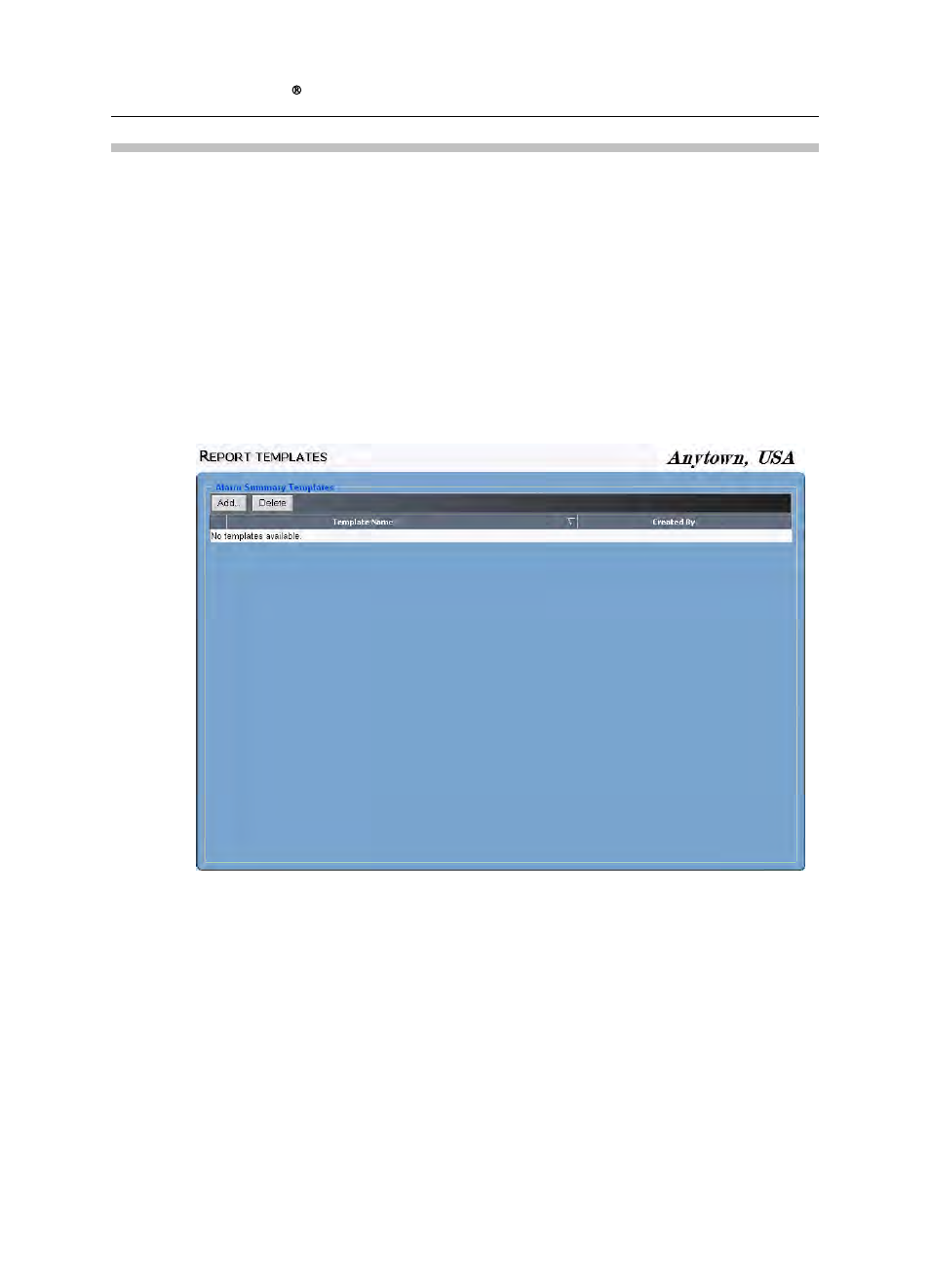 Creating an alarm summary report | ADS Environmental Services IntelliServe 2.8.1 950026A7 User Manual | Page 208 / 290