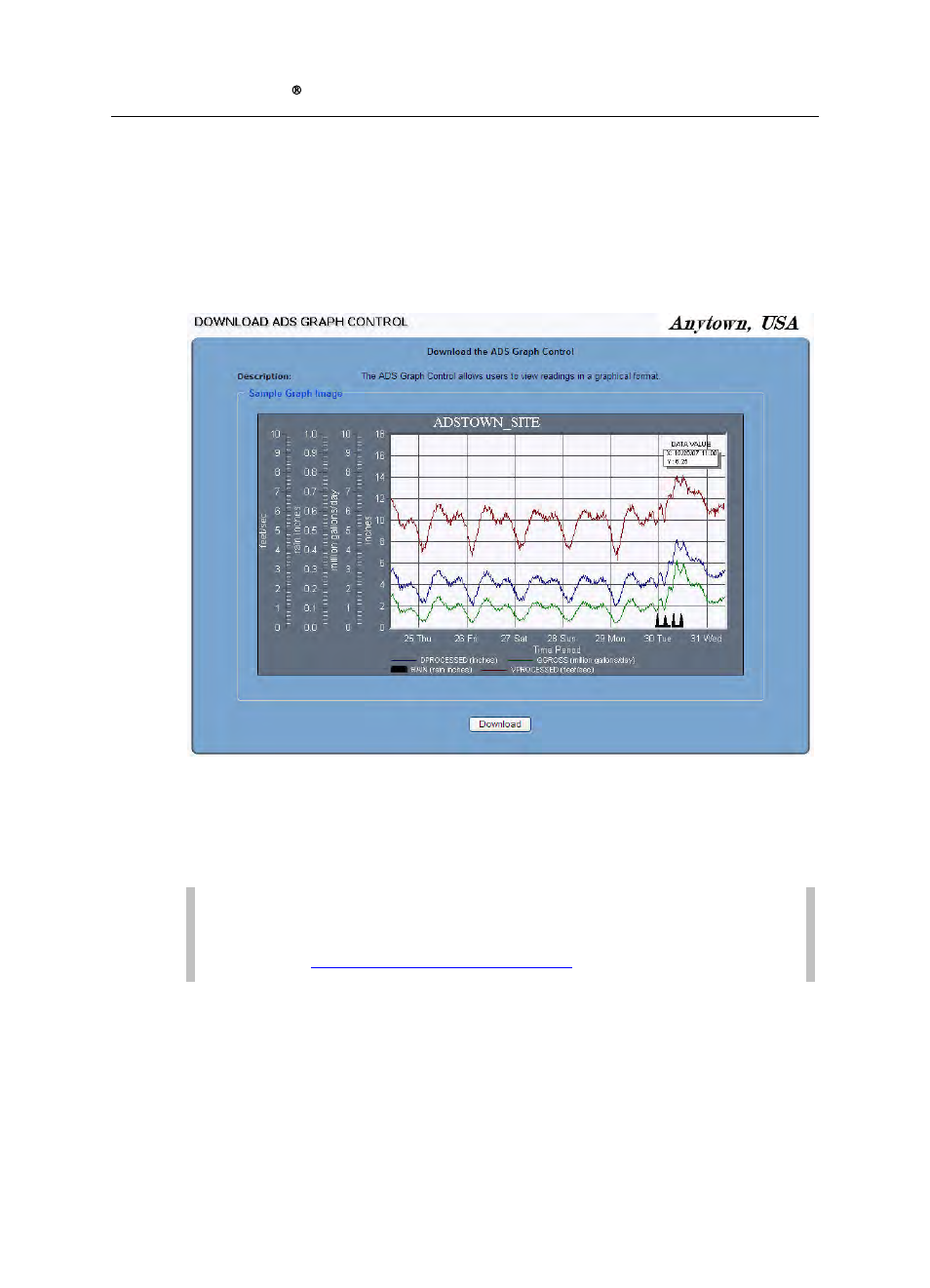 Downloading the ads graph control | ADS Environmental Services IntelliServe 2.8.1 950026A7 User Manual | Page 24 / 290