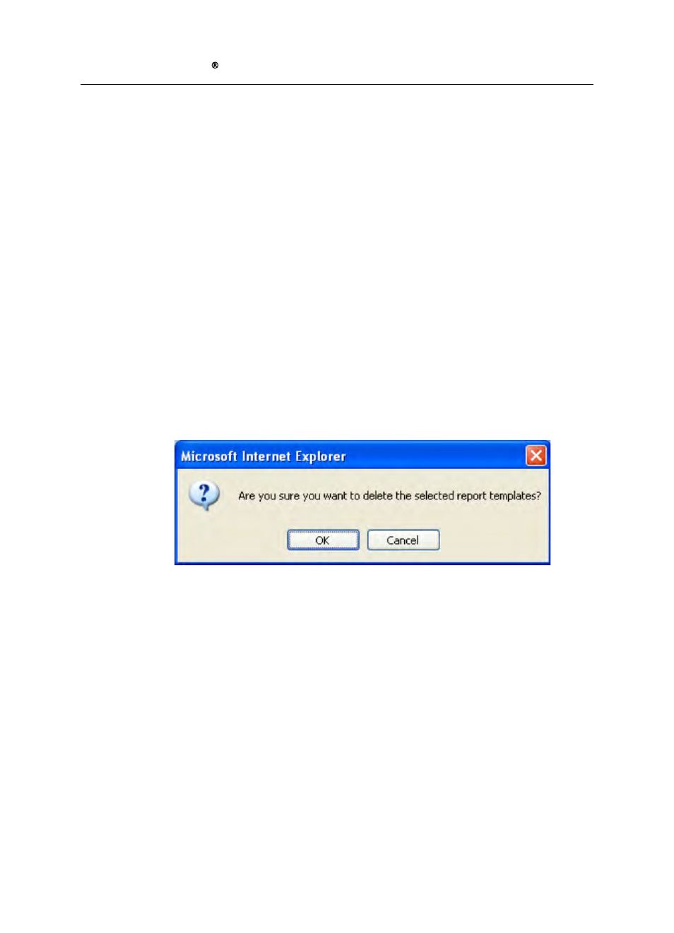 Deleting a report template | ADS Environmental Services IntelliServe 2.8.1 950026A7 User Manual | Page 254 / 290
