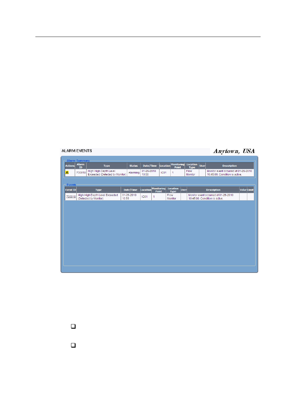 Viewing event details | ADS Environmental Services IntelliServe 2.8.1 950026A7 User Manual | Page 51 / 290