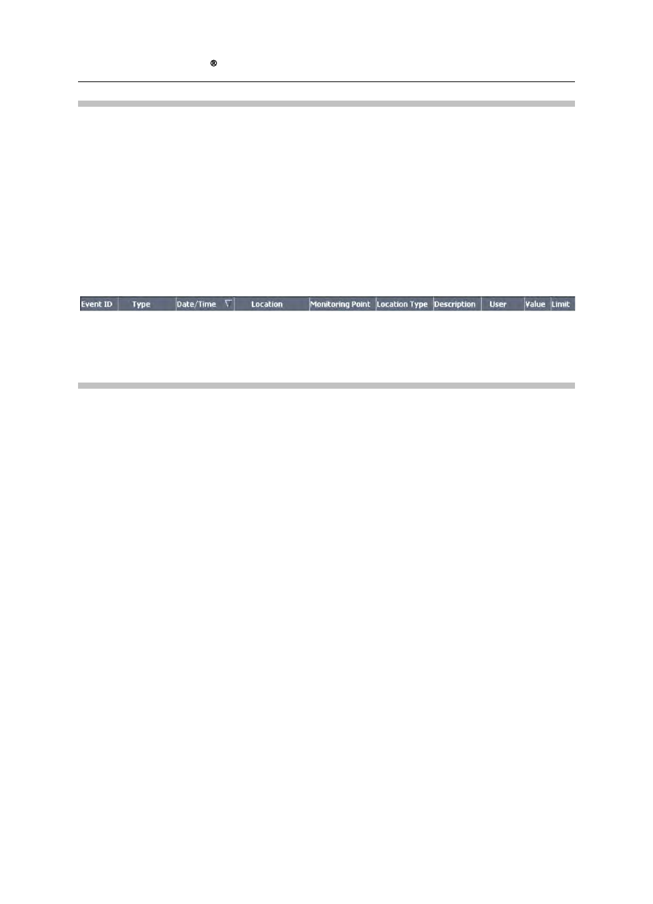 Sorting the event log display, Viewing event details, View event details for multiple locations | ADS Environmental Services IntelliServe 2.8.1 950026A7 User Manual | Page 64 / 290