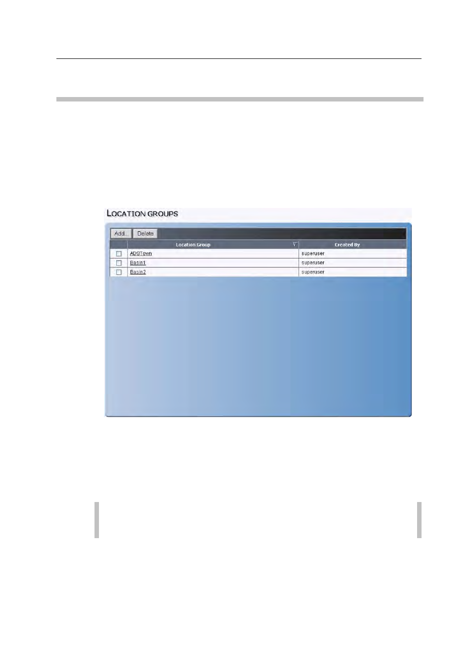 Generating hydrographs for a location group | ADS Environmental Services IntelliServe 2.8.1 950026A7 User Manual | Page 89 / 290