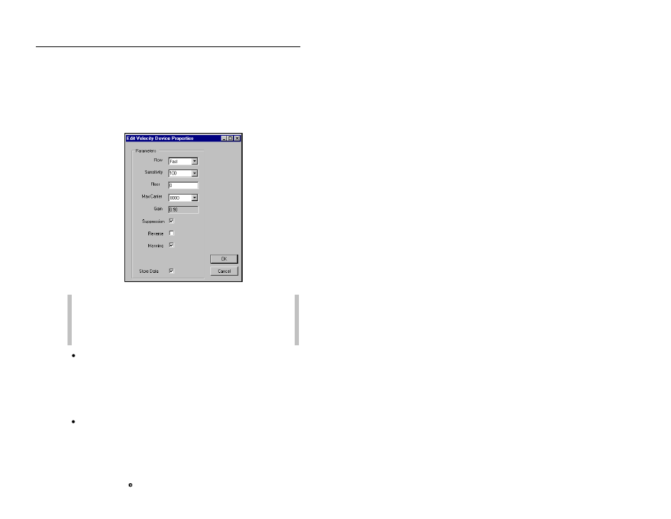 Velocity device | ADS Environmental Services Profile Software 950015B6 User Manual | Page 150 / 641