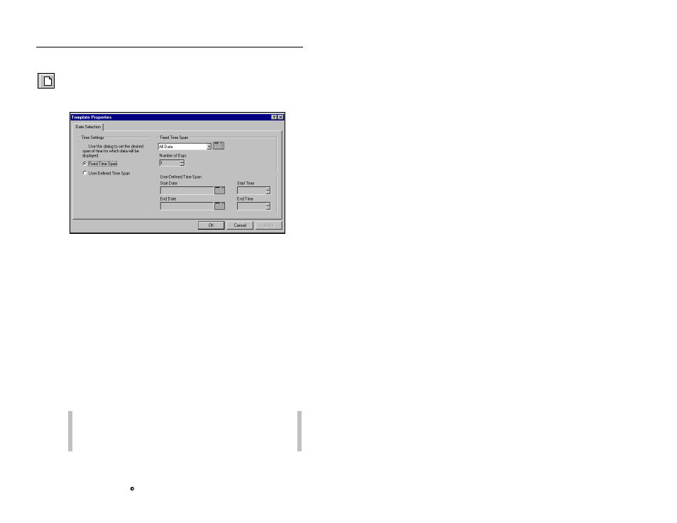 Using a fixed time span | ADS Environmental Services Profile Software 950015B6 User Manual | Page 169 / 641