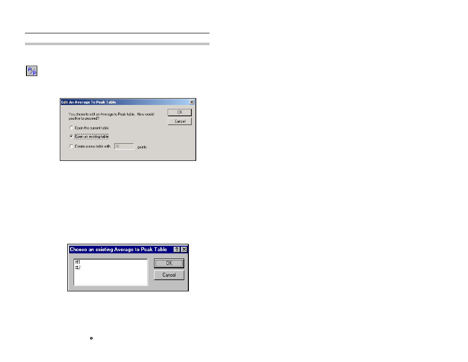 Editing an average-to-peak table | ADS Environmental Services Profile Software 950015B6 User Manual | Page 218 / 641