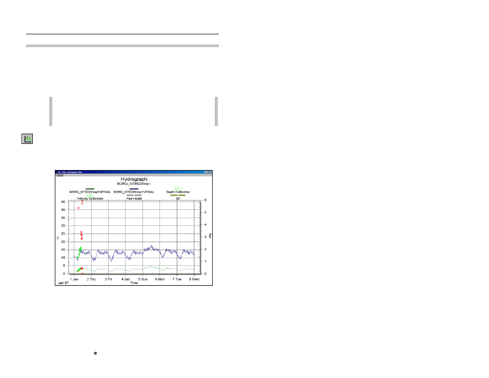 Reviewing the confirmations on a hydrograph | ADS Environmental Services Profile Software 950015B6 User Manual | Page 238 / 641