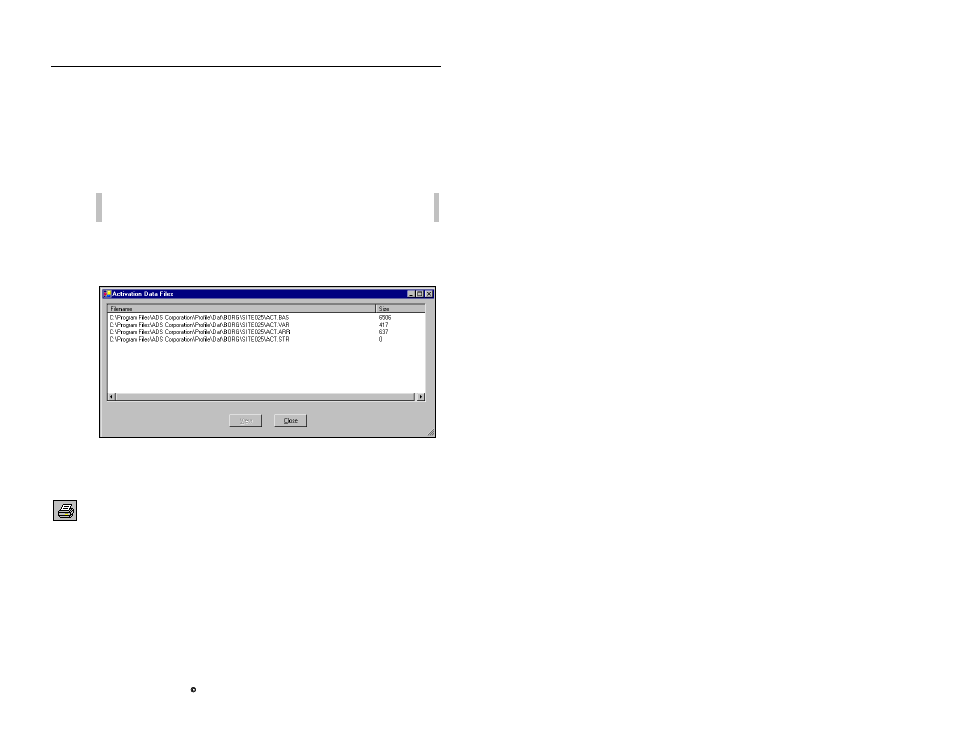 Generating activation data, Viewing logs | ADS Environmental Services Profile Software 950015B6 User Manual | Page 276 / 641