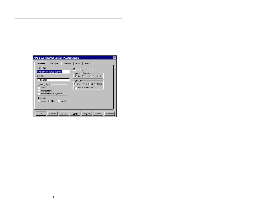 Customizing graphs | ADS Environmental Services Profile Software 950015B6 User Manual | Page 36 / 641