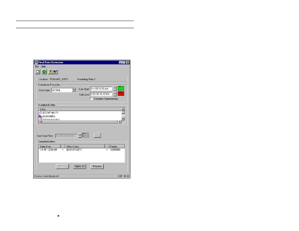 Selecting the qfinal data type | ADS Environmental Services Profile Software 950015B6 User Manual | Page 501 / 641