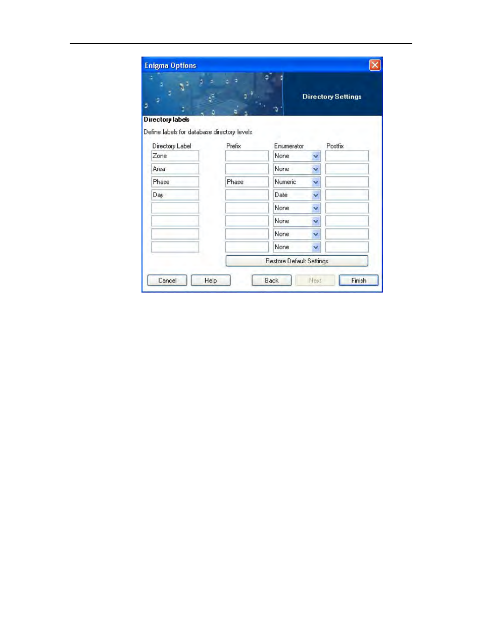 Network settings | ADS Environmental Services Enigma-hyQ QR 775017 A2 User Manual | Page 25 / 96