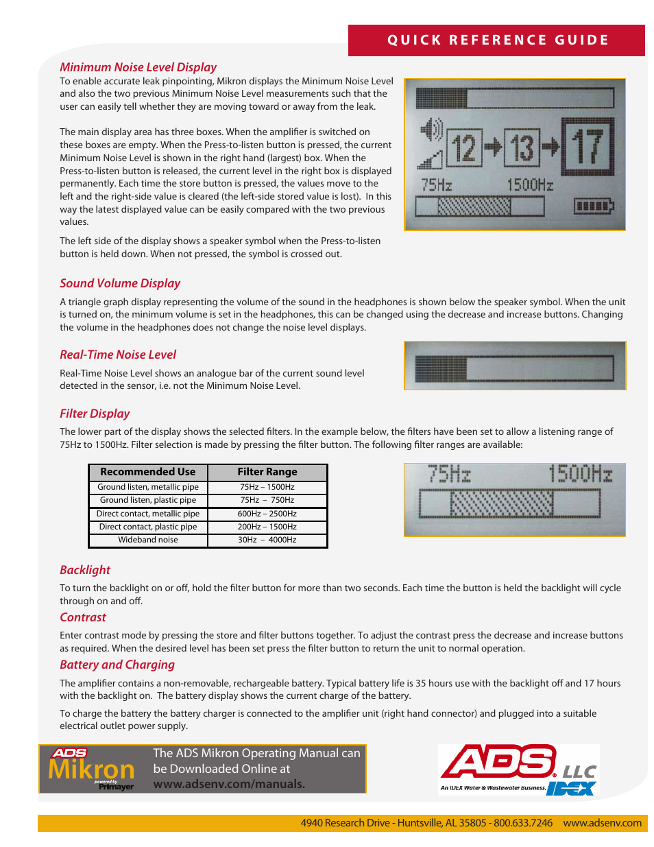 Mikron | ADS Environmental Services Mikron User Manual | Page 2 / 2
