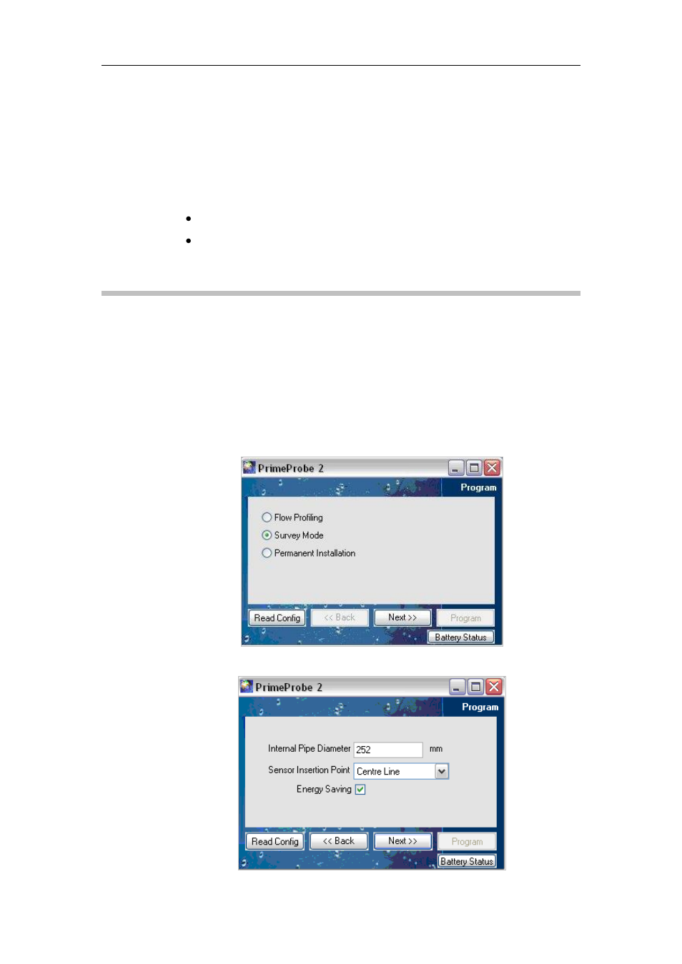 Software setup, Setup wizard | ADS Environmental Services PrimeProbe2 QR 775016 A0 User Manual | Page 43 / 49