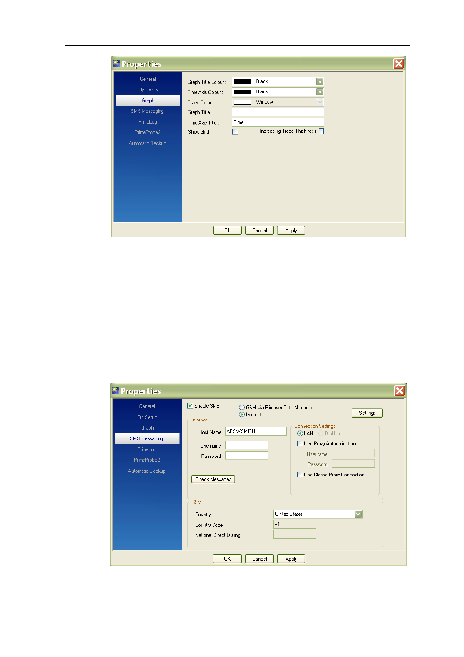Sms messaging | ADS Environmental Services PrimeWorks QR 775018 A0 User Manual | Page 24 / 86