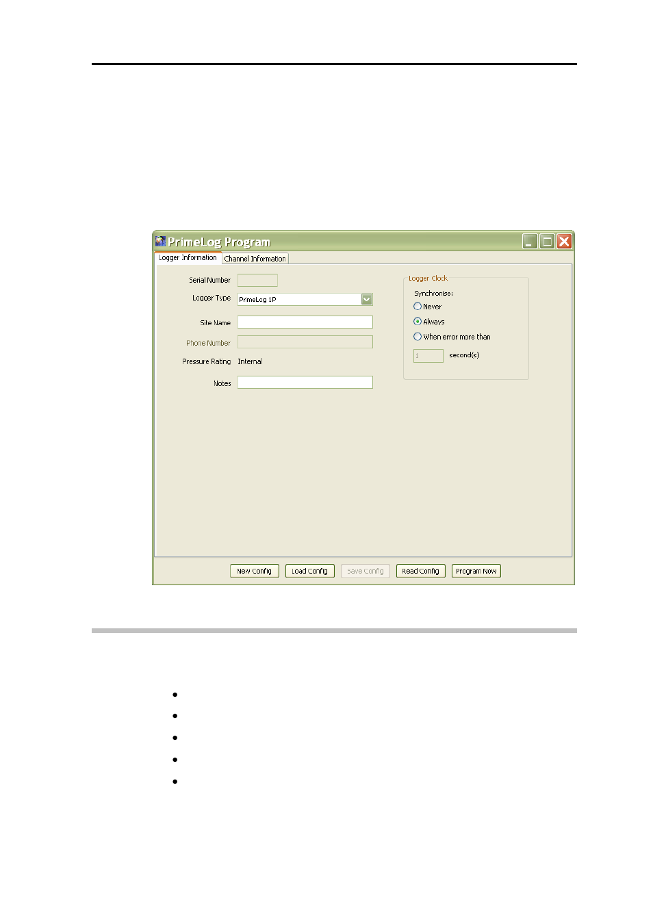 Program, Primelog program buttons | ADS Environmental Services PrimeWorks QR 775018 A0 User Manual | Page 52 / 86