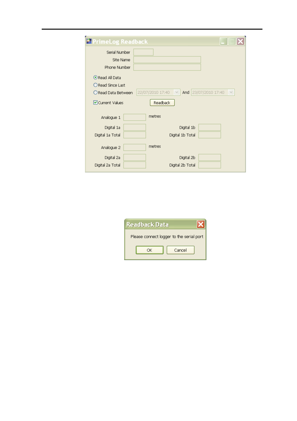 Readback | ADS Environmental Services PrimeWorks QR 775018 A0 User Manual | Page 59 / 86
