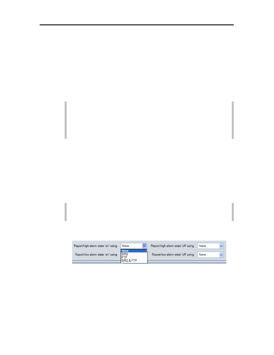Debounce delay, Alarm reporting | ADS Environmental Services XiLog+ QR 775026 A0 User Manual | Page 49 / 76