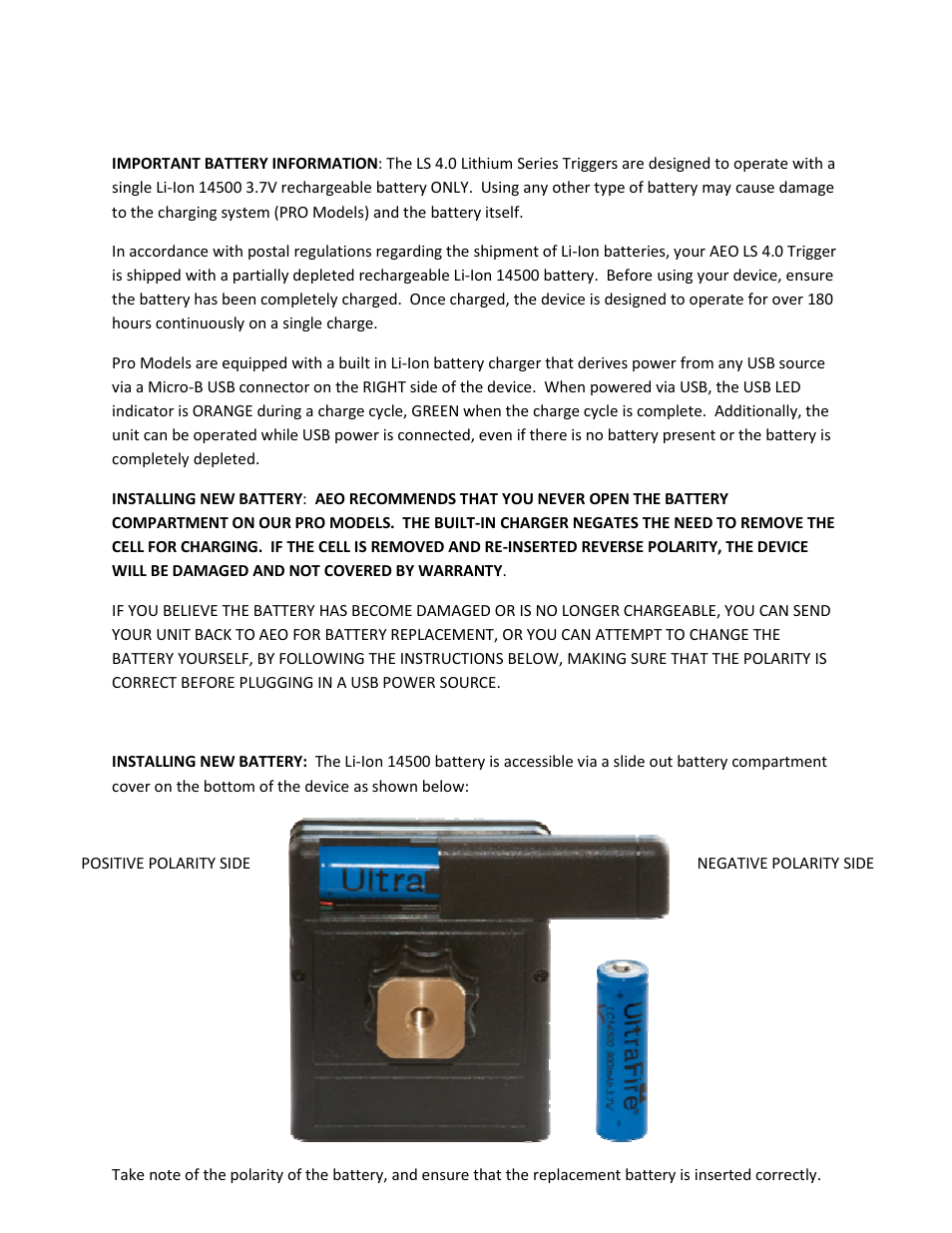 AEO Photo Micro Pro 4.0 User Manual | Page 2 / 3