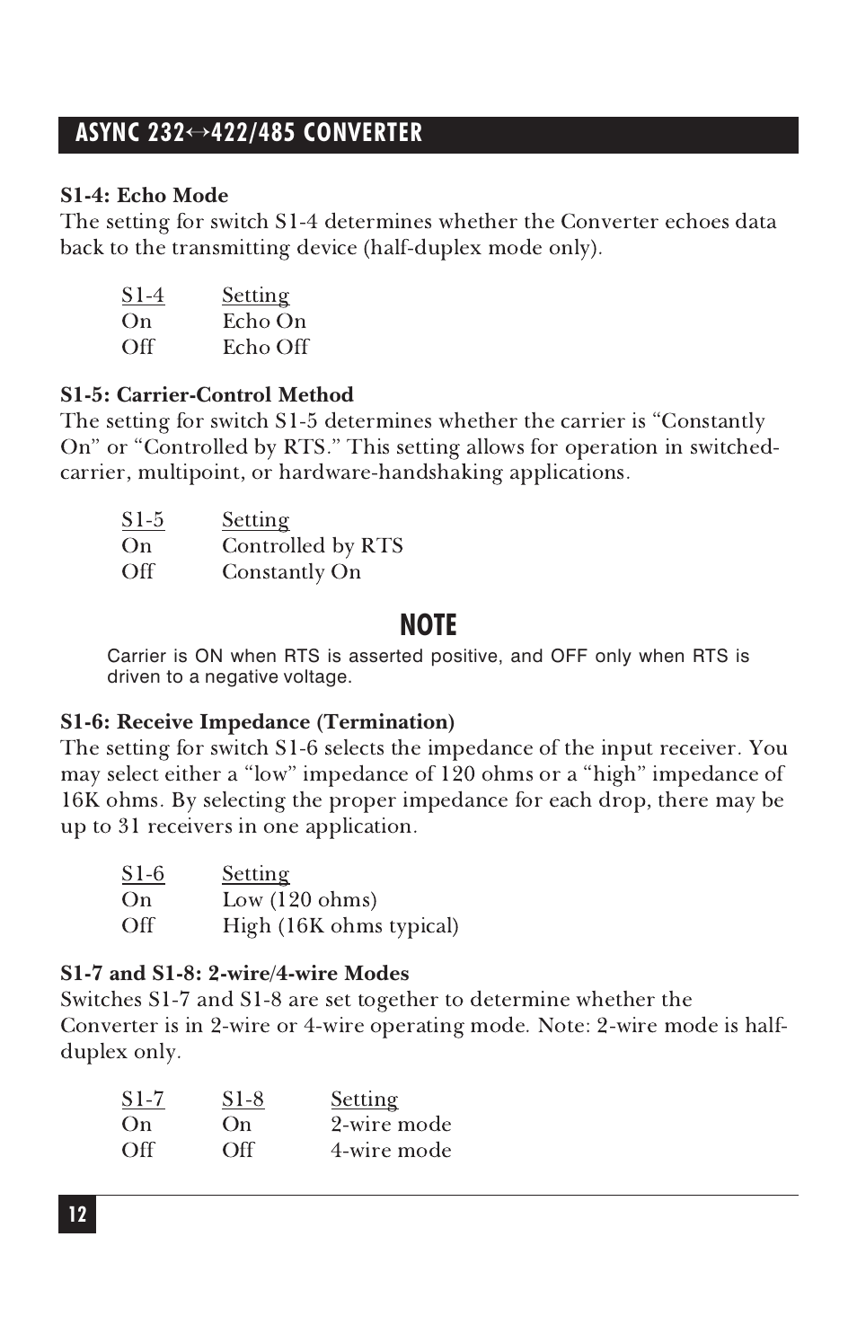 Black Box IC476A-F-R2 User Manual | Page 13 / 25