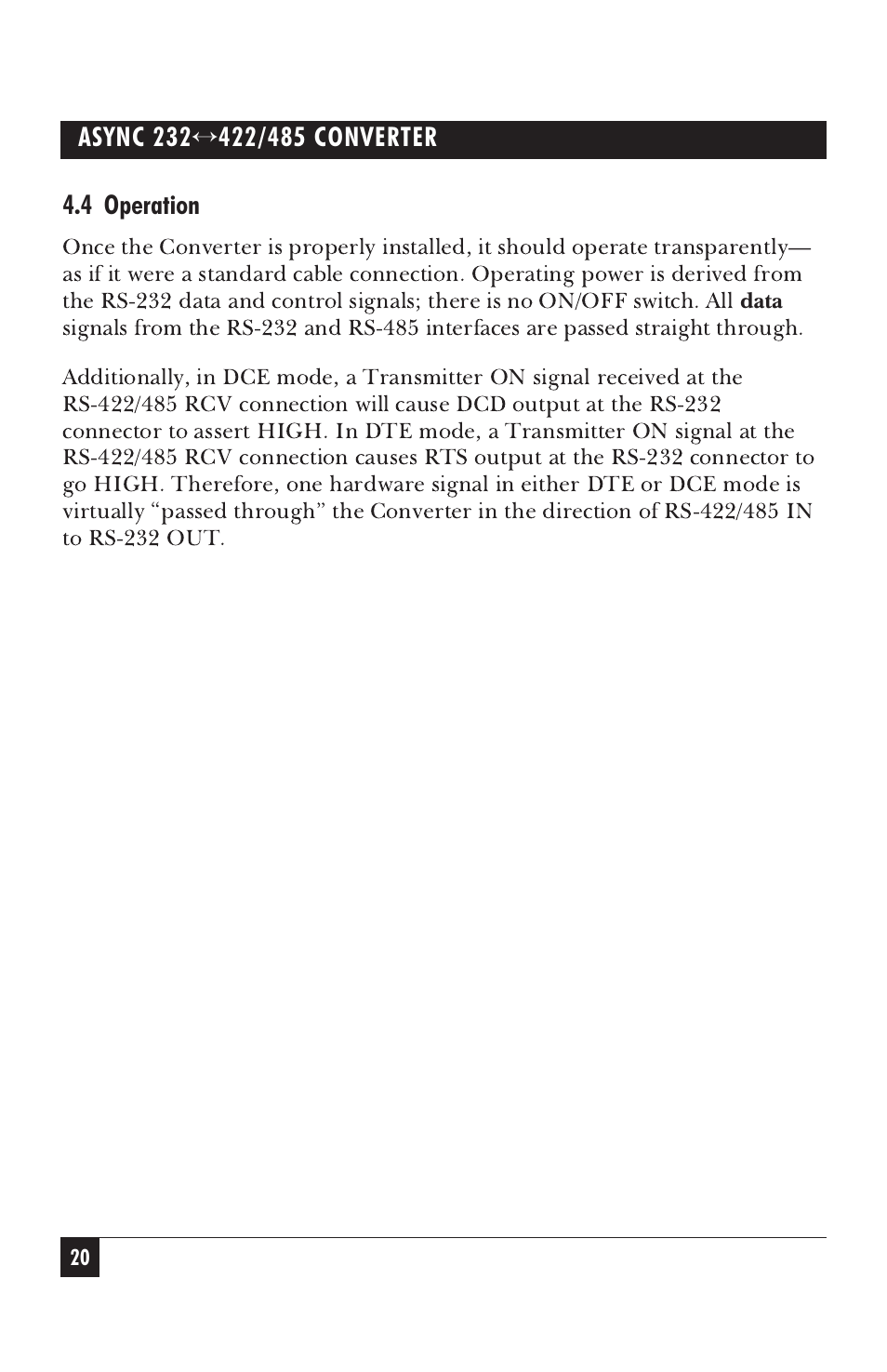 Black Box IC476A-F-R2 User Manual | Page 21 / 25