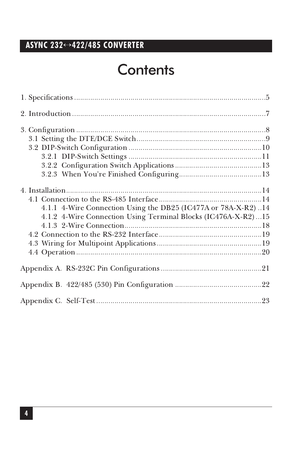 Black Box IC476A-F-R2 User Manual | Page 5 / 25
