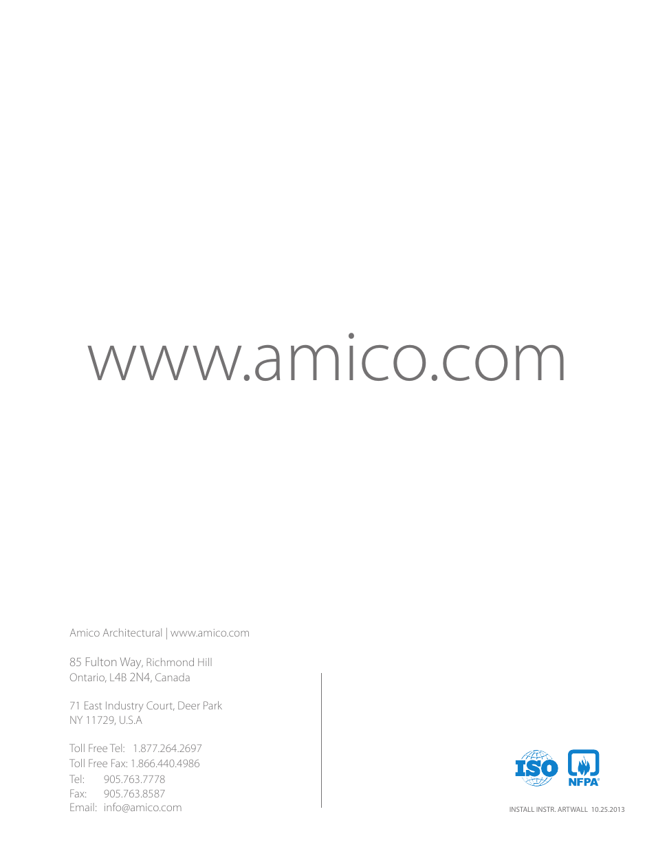 Amico Artwall User Manual | Page 6 / 6