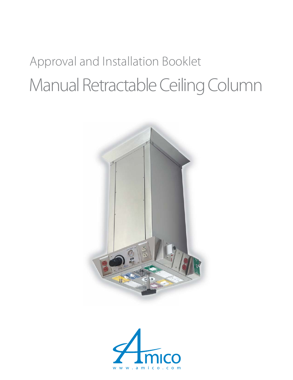 Amico Ceiling Column Manual Retractable User Manual | 16 pages