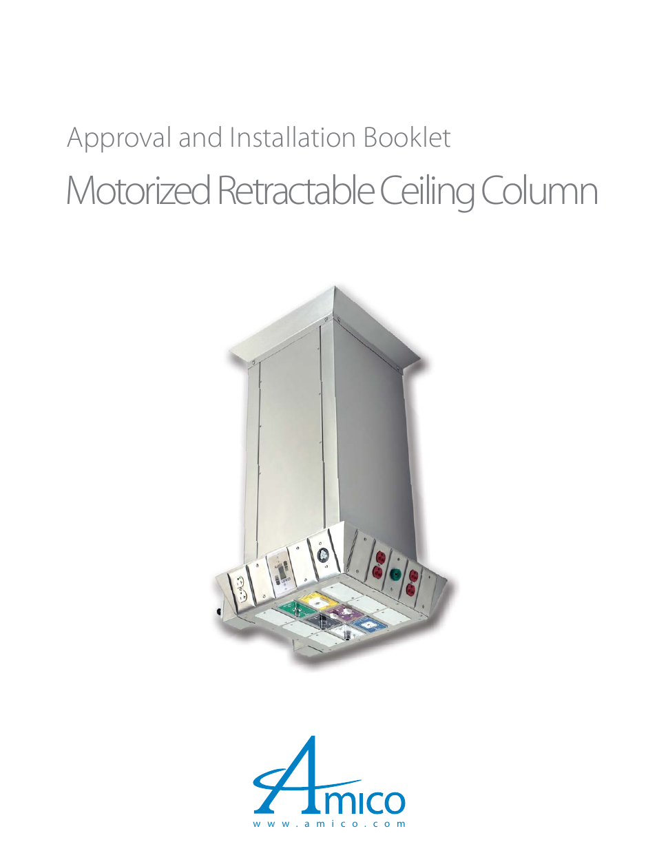 Amico Ceiling Column Motorized Retractable User Manual | 20 pages