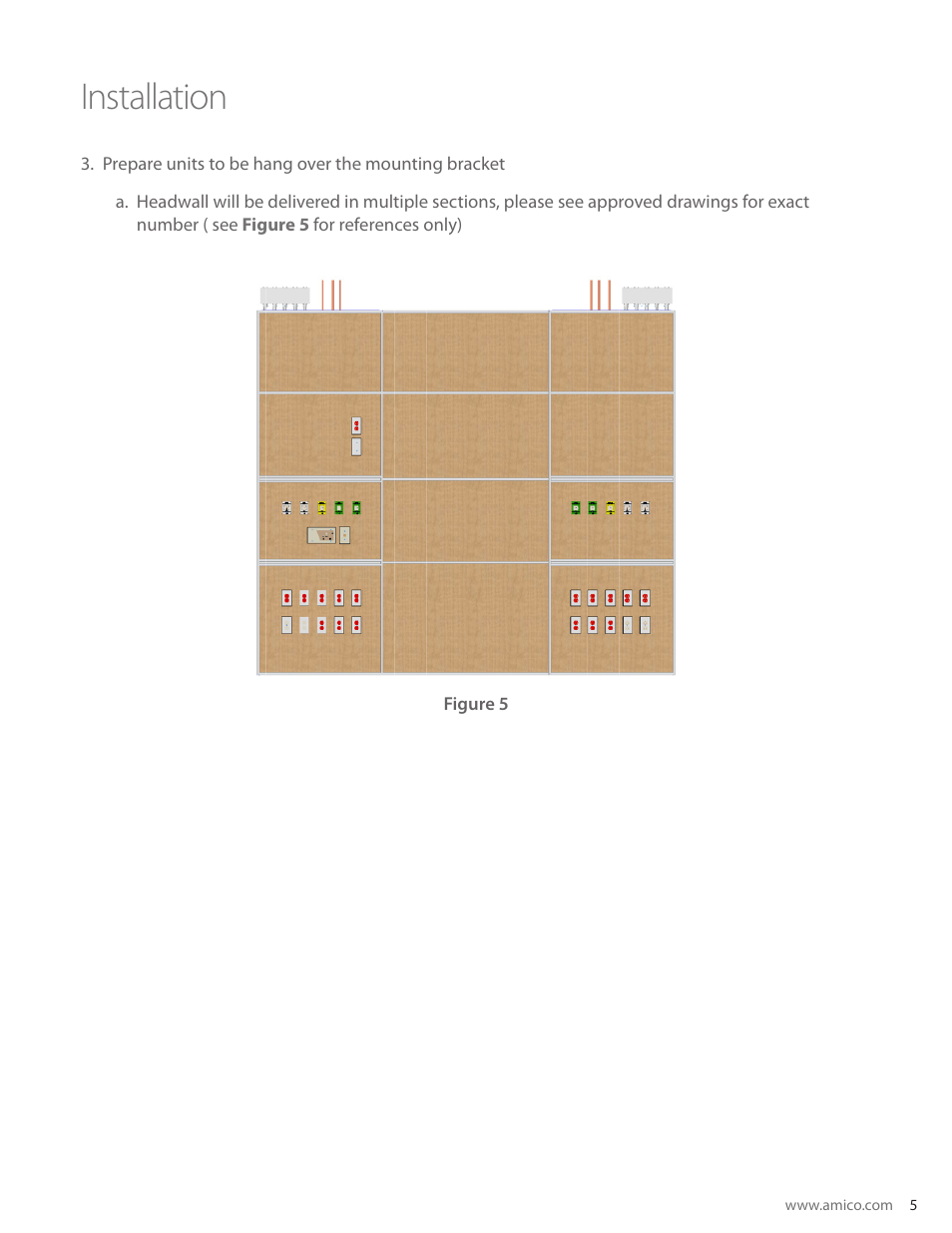 Installation | Amico Freedom Series Surface Mounted User Manual | Page 5 / 8