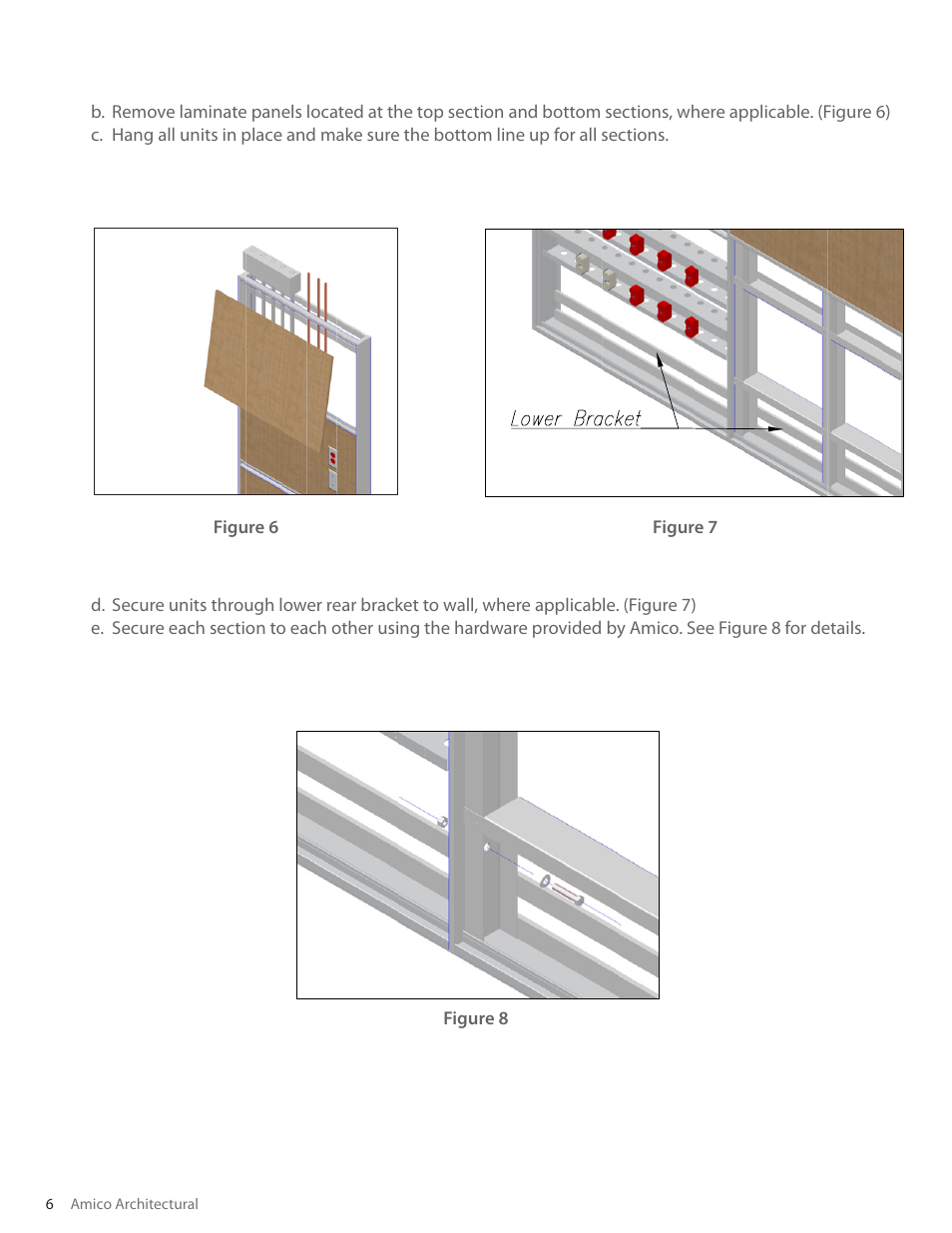 Amico Freedom Series Surface Mounted User Manual | Page 6 / 8