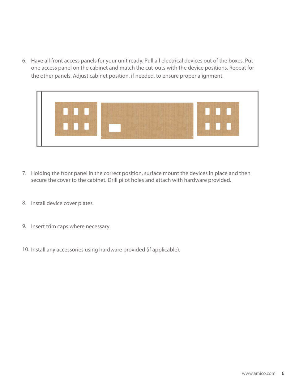 Amico LDR Headwall User Manual | Page 7 / 8