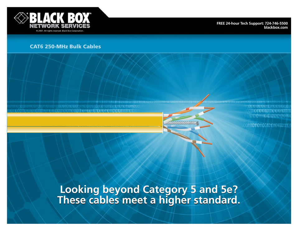 Black Box CAT6 User Manual | 3 pages