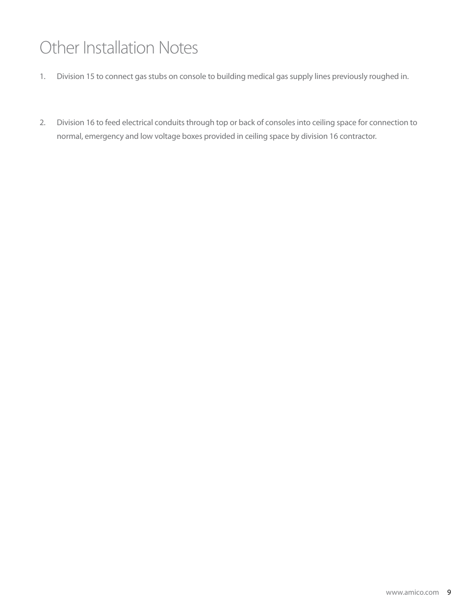 Amico Security Recessed Console Box Assembly User Manual | Page 9 / 12