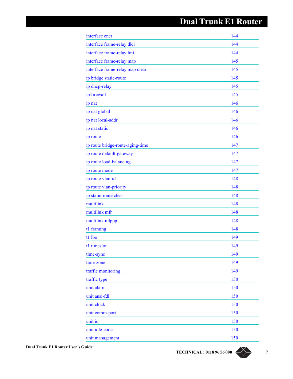 Dual trunk e1 router | Black Box LRU4240 User Manual | Page 11 / 218