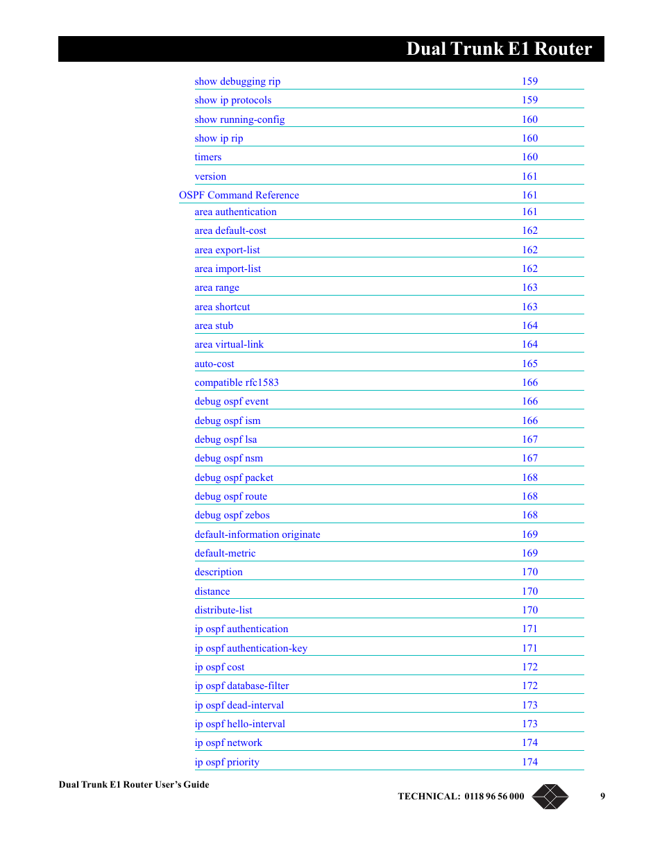 Dual trunk e1 router | Black Box LRU4240 User Manual | Page 13 / 218