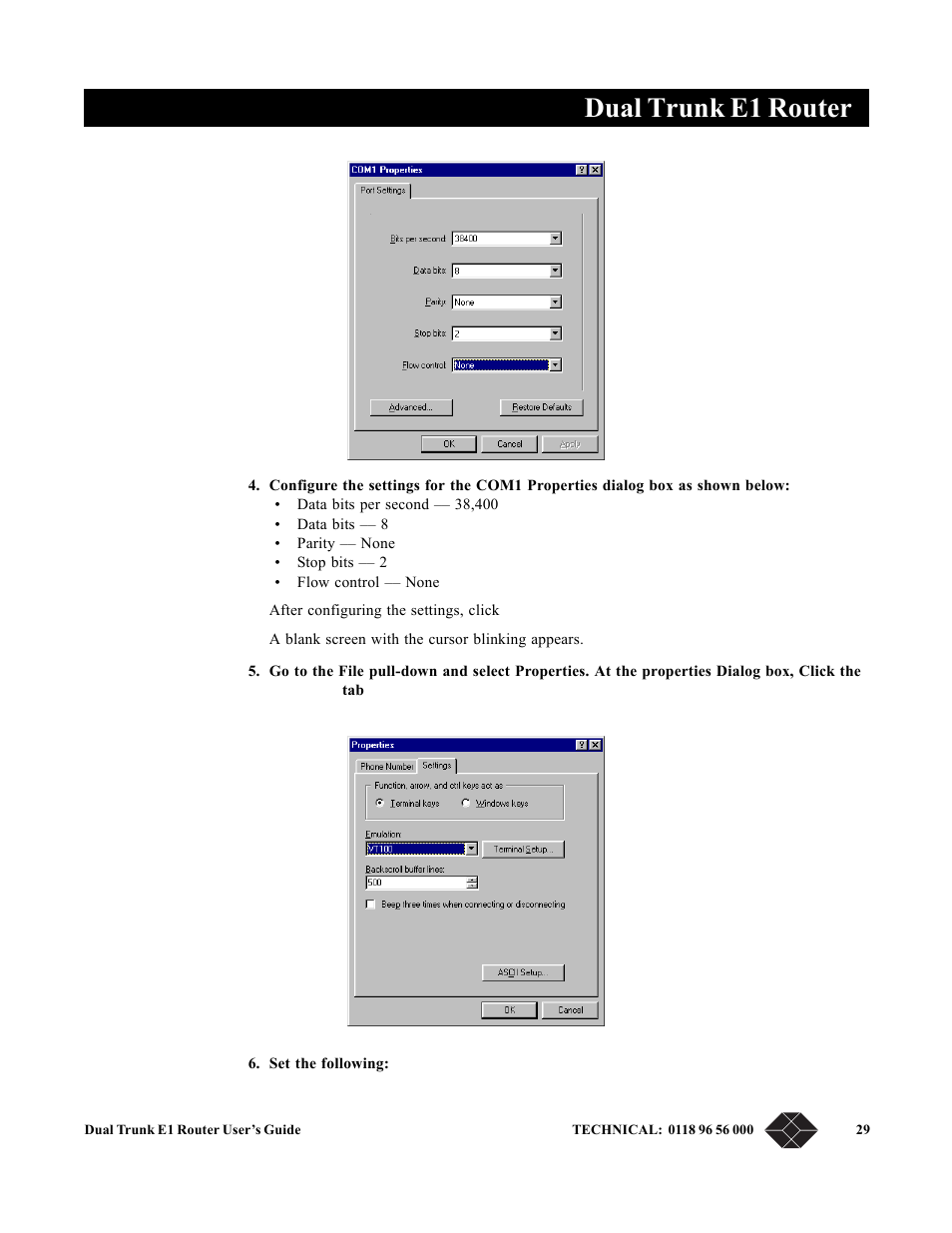 Dual trunk e1 router | Black Box LRU4240 User Manual | Page 41 / 218