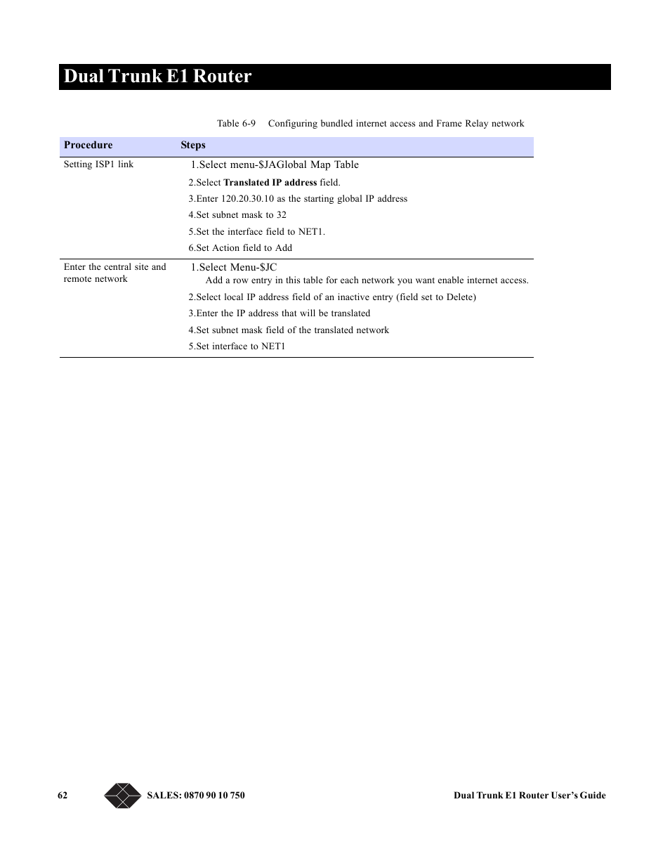 Dual trunk e1 router | Black Box LRU4240 User Manual | Page 74 / 218