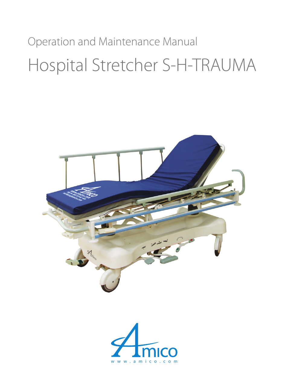 Amico Hydraulic Patient Transfer Stretcher (S-H-300) User Manual | 11 pages